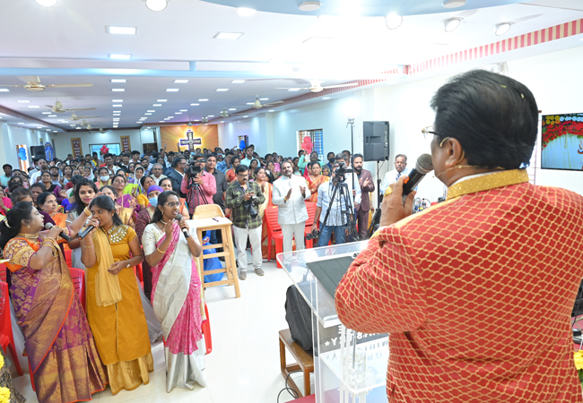 Bro Andrew Richard, Family along with the well-wishers of Grace Ministry inaugurated the Mega Prayer Centre / Church of Grace Ministry at Budigere in Bangalore, Karnataka with grandeur on Sunday, Jan 15th, 2023. Bro Andrew Richard, Family along with the well-wishers of Grace Ministry inaugurated the Mega Prayer Centre / Church of Grace Ministry at Budigere in Bangalore, Karnataka with grandeur on Sunday, Jan 15th, 2023.